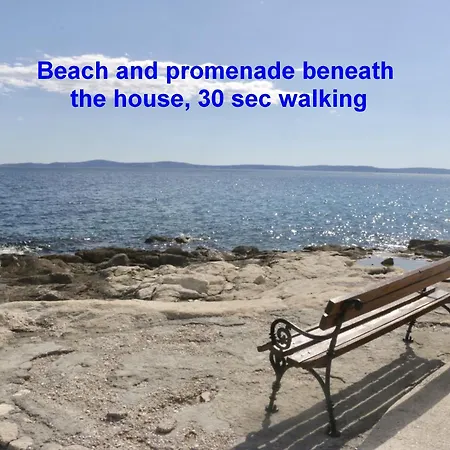 Beachfront Apartment Drazen, With Garden And Parking Split Exterior photo